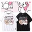 Disney Disney Mary Cat Joint Áo Thun Tay Ngắn Nữ Mùa Hè Dạo Phố Quần Áo Rời Ngoại Vi Áo Thun Nửa Tay Hợp Thời Trang