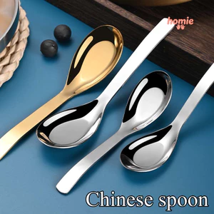 Muỗng canh bằng thép không gỉ, muỗng cơm dày, muỗng dưa hấu, muỗng nhỏ sâu.