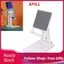Apill Giá đỡ điện thoại để bàn Tấm lót chống trượt Nâng có thể gập lại Điều chỉnh góc Chân đế di động không thể lay chuyển để phát trực tiếp (Trắng)