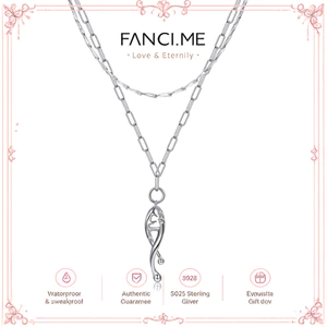 Vòng cổ bạc Sterling phong cách lấy cảm hứng từ FANCIME "My DNA"