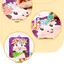 Sách dán trẻ em EDIWANY, Giáo dục Montessori Học sớm Pom-pom Collage, Bộ chất liệu DIY Tương tác giữa cha mẹ và con cái Động vật Pompom Crafts PomPom Kit