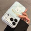 Ốp điện thoại mờ 2 trong 1 Wave Point Dog cho iPhone 17 Pro Max 16 15 14 Vỏ bảo vệ chống sốc