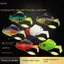 SAIA Mồi bass mềm có móc chì, Swimbait nhân tạo SwimBait, Shad Trout Dark Sleeper Minnow Lure