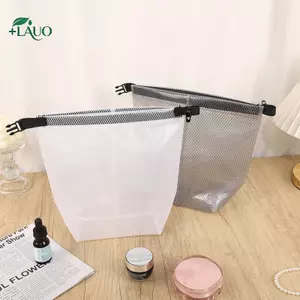 Springevenstar Túi Đựng Mỹ Phẩm Chống Thấm Nước Dung Tích Lớn Quần Áo Tập Thể Dục Bơi Túi Xách Di Động Mua Sắm Du Lịch Loại Bule Túi Lưới Springevenstar