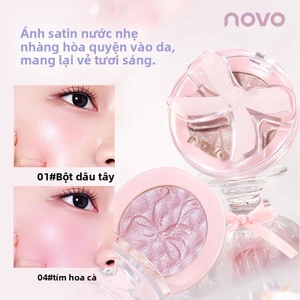 NOVO Hồng Satin Ballet Đơn Sắc Blush Sức Sống Cô Gái Làm Sáng Làm Nổi Bật Đường Viền Tự Nhiên Khỏa Thân Trang Điểm Người Mới Làm Trắng Đỏ