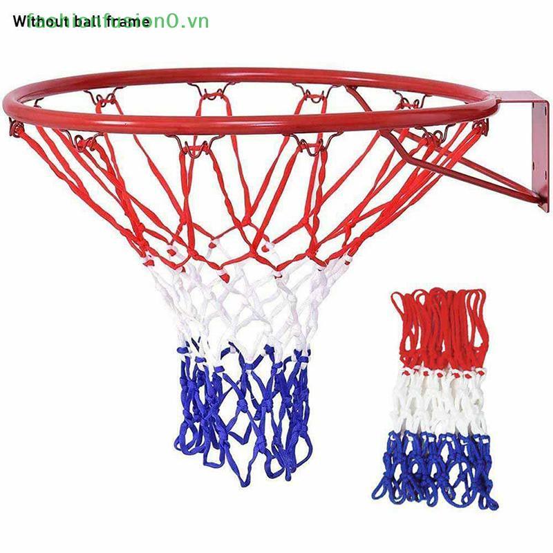 [FHF] Lưới bóng rổ tiêu chuẩn Nylon Hoop Goal Vành tiêu chuẩn cho giá đỡ bóng rổ MỚI