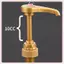 JRP 1 / 5 Chiếc Cà Phê 750ML Hộp Đựng Xi-rô Bơm Chất Lỏng Cho Xi-rô 10Ml Nước ép Chai Máy Bơm JRP