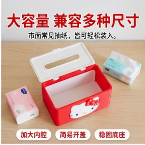 Spike Price Hello Kitty Năm Mới Hộp Đựng Khăn Giấy Lễ Hội Chấm Bi Hello Kitty Sanrio Hộp Giấy Để Bàn --- &
