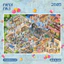 VN Itaco [paperpals Series 2605] Gói 6 tờ Giấy đặc biệt HD, Dầu, Phiên bản có thể gập lại cỡ lớn, Kích thước A3, Phong cách xây dựng, Chế độ xem đường phố, Văn phòng thành phố, Mã SS876, DIY