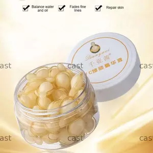 CAST 10 / 30 / 50 / 80 Viên nang, Chăm sóc da mặt Collagen chống nhăn, Mỹ phẩm Hàn Quốc VC Serum dưỡng ẩm làm trắng da