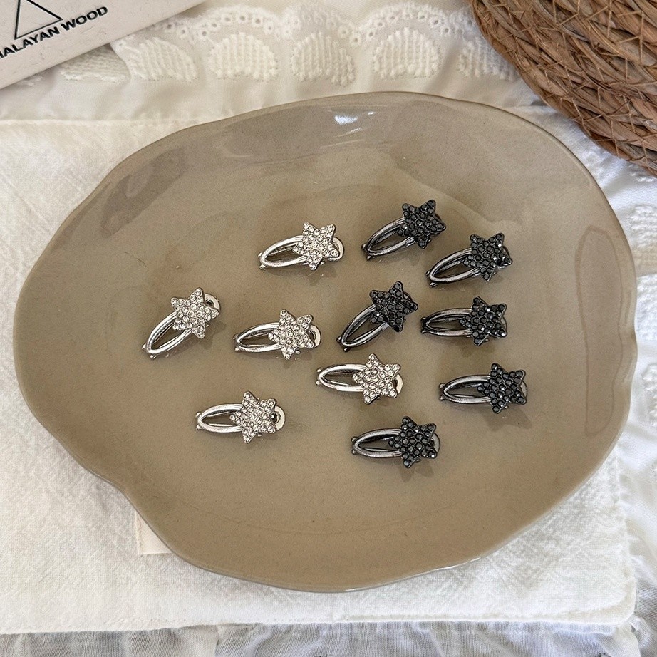 Kẹp tóc ngôi sao kim cương giả tinh tế Kẹp tóc Mini dành cho nữ