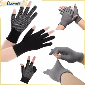 Găng tay câu cá chống trượt, Găng tay đi xe đạp ba ngón tay chống nắng, Găng tay thể thao co giãn chống nắng / Găng tay lái xe đạp nam / nữ