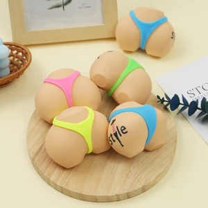Đồ chơi căng thẳng mông mới lạ ngộ nghĩnh, Màu Bikini ngẫu nhiên Squishy mềm mại cho bữa tiệc Prank Quà tặng