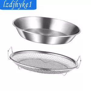 Giỏ chiên dầu Lưới thép không gỉ Lọc dầu Khay lọc dầu Đĩa cặn để nấu ăn nhà bếp Làm mát chiên sâu