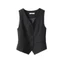 Phù Hợp Với Áo Vest Nữ Áo Vest Nhỏ 2025 Slim-fit Áo Khoác Ngoài Lớp Màu Đen Ngắn Áo Khoác Phù Hợp Với 6.4