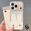 Ốp Lưng Cho Redmi 12C 15C A5 14C 13C 13 10C Redmi Note 15 11 14 13 12 POCO C71 C85 Vỏ trong suốt Blush Bunny
