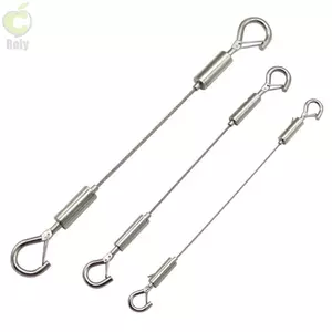 Dây dây tự động có thể điều chỉnh ROLY, Cáp thép không gỉ bền đa chức năng, Dây phơi quần áo hai đầu chống rơi