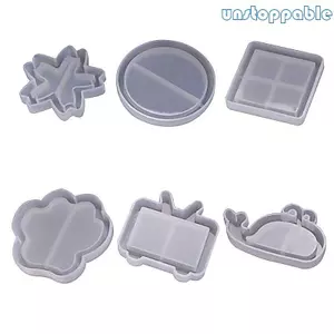 Unstop * Pha Lê Quicksand Khuôn Cho Nhựa Móc Khóa Mặt Dây Chuyền Làm Khuôn Silicon Độc Đáo Nhựa Dính Trang Sức Đúc Moul
