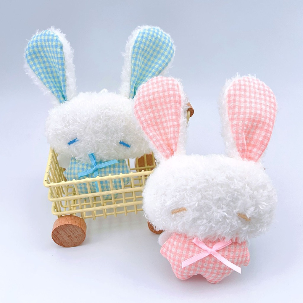 [ tổng kho sỉ ] Móc khoá thỏ mắt hí treo balo túi xách, ghim cài xinh xắn 12cm | BigBuy360 - bigbuy360.vn