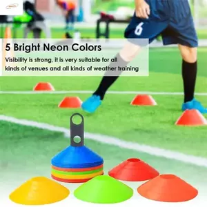 ZENZON 10 Chiếc Chống Bóng Đá Huấn Luyện Ký Đĩa, PE Chịu Áp Lực Bóng Đá Huấn Luyện Ký Đĩa, Bóng Điều Khiển Trường Đánh Dấu Đĩa Đánh Dấu Nón Chịu Áp Lực Bút Đánh Dấu