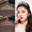 Cô Dâu Vương Miện Lớn Váy Cưới Phụ Kiện Pha Lê Vương Miện Sinh Nhật Mũ Đội Đầu 2JL3