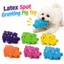 CAST Pig Squeaky Dog Toy, Đồ chơi lợn xẻ vết cao su tương tác mềm, Đồ chơi nhai chó 4in bằng cao su bền bỉ ngộ nghĩnh cho chó nhỏ vừa lớn