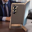 Ốp điện thoại gấp da cao cấp cho Samsung Galaxy Z Fold 7 5G Flip6 5 4 3 Bảo vệ nâng cao + Giá đỡ kim loại Hỗ trợ mạnh mẽ
