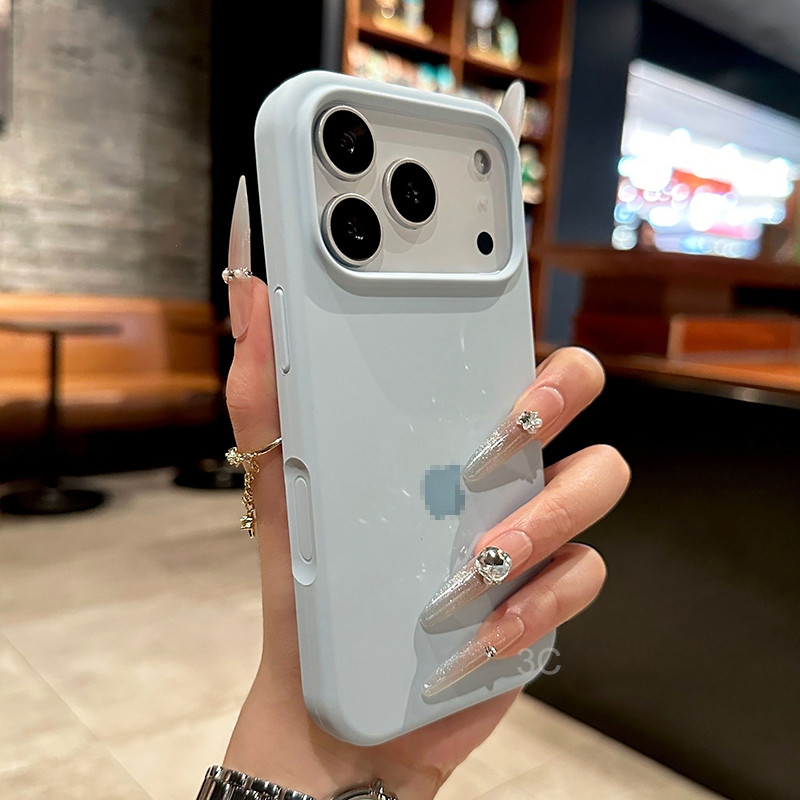 W / Flannel Bên Trong Silicon Lỏng Mềm Mại Chống Sốc Thân Thiện Với Da Cho iPhone 17 16 Pro Max