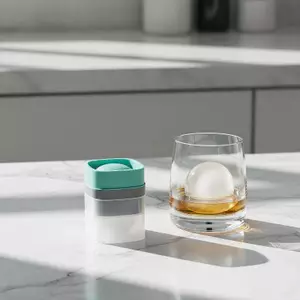 SWEET 1 / 3 Cái Lớn 6CM Đá Bóng Khuôn Dễ Dàng Demold Chịu Nhiệt Lạnh Ổn Định Cho Cotails Nhà Tiệc n