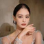Bông tai hoa Zircon sang trọng sang trọng sang trọng sang trọng sang trọng sang trọng