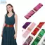 Dây đeo thắt lưng JVSUB Shinny, Thắt lưng co giãn Sequin 60cm, Thắt lưng rộng bắt mắt chuyên nghiệp Khóa vàng