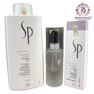 Bộ dầu gội và Serum chống rụng tóc và kích thích mọc tóc Sp Wella Balance Scalp (Đức) [ MK ]