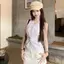 Hot Girl Style Xoắn Eo Dây Kẻ Sọc Áo Vest Nữ Mùa Hè Thiết Kế Phong Cách Mới Niche Áo Ngoài
