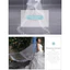 Veil cô dâu FUJIOU, Veil cưới trắng 1,5 / 3 / 5m, Veil mặt một lớp thêu dễ thương Viền vải tuyn Phụ kiện kết hôn