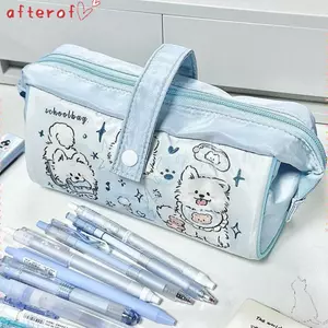 Túi đựng bút AFTEROF, Túi văn phòng phẩm dung tích lớn, Bút chì đa chức năng dễ thương cho văn phòng trường học