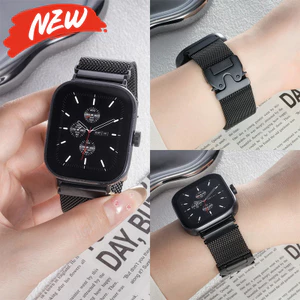 Kim loại starp Cho Redmi Watch 6 5 4 Vòng đeo tay bằng thép không gỉ cho phụ kiện dây đeo Mi Band 10 Pro / 8 Pro / 9 Pro