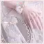 JRP Cô Gái Gothic Lưới Nơ Hoa Ren Găng Tay Ren Trắng lolita Ren Tay Cosplay Trang Sức JRP