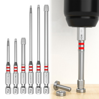 ⭐GROUS⭐Screwdriver Bit Set Magnetic Core Pagoda-shaped Socket Precision Machined