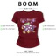 BOOM Áo Baby Tee Nữ Cotton Ôm Body-Áo Thun Ngắn Tay Y2K In Hình PhongCách Mùa Hè, Cổ Tròn Hàng Đầucách hàn quốc phong210
