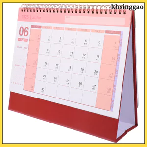 Lịch để bàn văn phòng Mini 2025 Đồ trang trí mặt trăng Đứng khxinggao