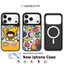 Ốp Gương Siêu Lớn Quả Chuối Kid Từ Tính Điện Thoại Dành Cho IPhone 11 12 13 14 15 16 Plus 17 Pro Max Ốp Bảo Vệ Chống Sốc