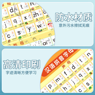 Trung Quốc Pinyin Bảng Chữ Cái Dán Tường Đánh vần Huấn Luyện Học Dụng Cụ Tiện Dụng Bảng Treo Tường Trẻ Em Nữ Công Thức Nữ Bàn Nhân 6.11