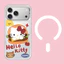 Ốp điện thoại cứng hình mèo Burger từ tính hoạt hình cho iPhone 17 Pro 16 Pro 15 14 Max Vỏ bảo vệ mờ mờ mờ mờ