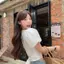 Áo sơ mi nữ tay phồng cổ chữ v kiểu Pháp mùa hè phong cách mới eo hẹp thon gọn hơn Áo sơ mi ngắn