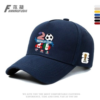 Chất lượng cao Hoa Kỳ, Canada và Mexico FIFA World Cup Cap WorldCup Người hâm mộ bóng đá cổ vũ in hình Mũ che nắng và chống nắng có thể điều chỉnh cho nam và nữ 0521