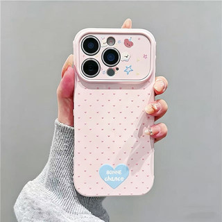Ốp Lưng Cho IPhone 15 16 13 17 11 14 12 Pro Max air XR 16 7 15 14 8 Plus Bìa mềm họa tiết chấm bi hình động vật
