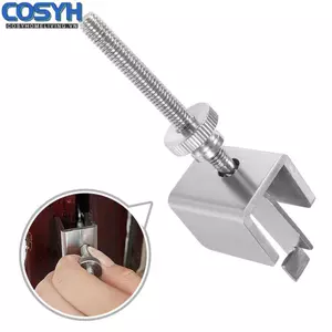 <cosyh>Protect Your Belongings with a Silver Aluminum Alloy Door Lock Ideal Gift Choice