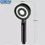 <cosyh>Shower Head Replacement Water Saving Nozzle 1 Pc ABS Accessories Black