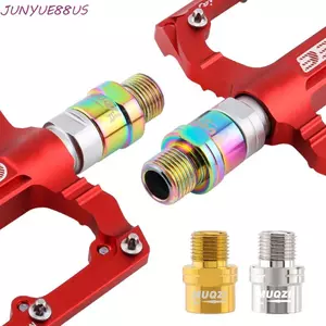 JUNYUE88US 1 Cặp Bộ Mở Rộng Bàn Đạp, Bộ Mở Rộng Trục Bàn Đạp Xe Đạp 9 / 16 Hợp Kim, Phụ Kiện Đi Xe Đạp Chống Mài Mòn Ổn Định Nhẹ Bàn Đạp Xe Đạp Bu Lông Nối Dài Bàn Đạp Xe Đạp Leo Núi