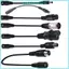 Copper Wire DC5521 Female to 3PIN Aviation Head Adapter Cable Converter Cord